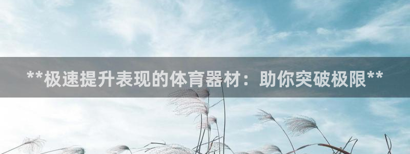 星欧娱乐扣费处理方法：**极速提升表现的体育器材：助