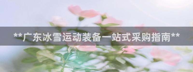 星欧娱乐会员优惠活动：**广东冰雪运动装备一站式采购