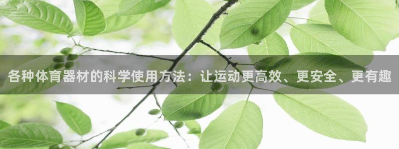 星娱乐online音乐：各种体育器材的科学使用方法：让运动更
